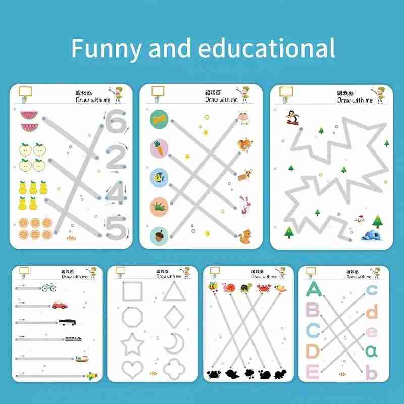 Dot-to-Dot Tracing Wipe and Clean Set