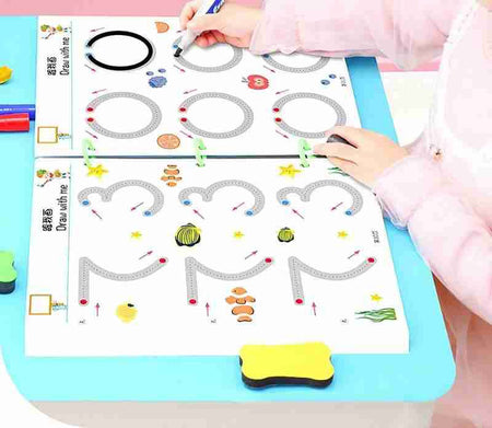 Dot-to-Dot Tracing Wipe and Clean Set
