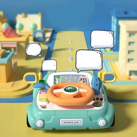 Driving Controller Steering Wheel With Light Music