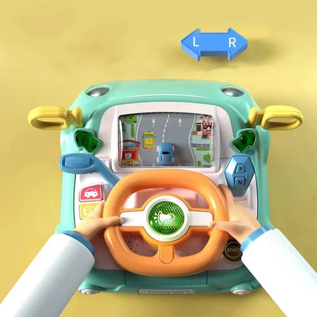 Driving Controller Steering Wheel With Light Music