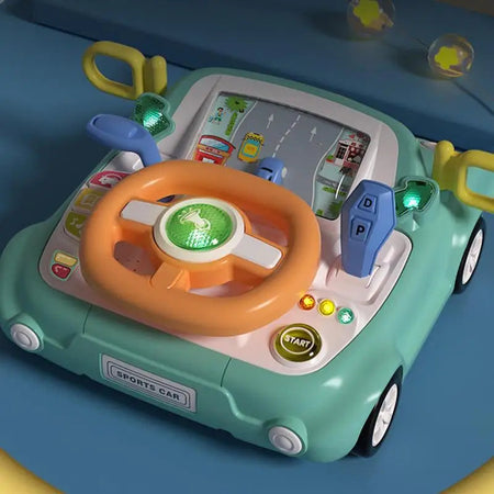 Driving Controller Steering Wheel With Light Music