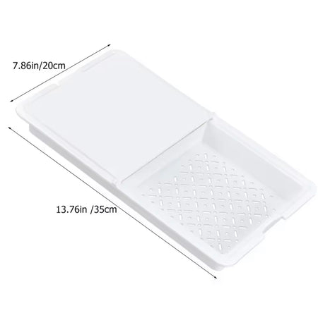 foldable cutting board with strainer image 7