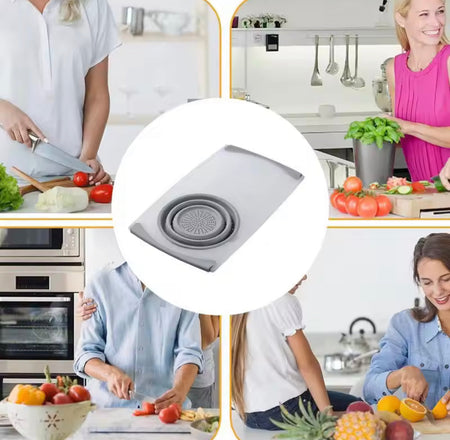MultiFunctional Cutting Board With Sink Drain Basket - image 5