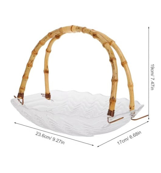 Transparent Acrylic Fruit Tray With Handle - image 5