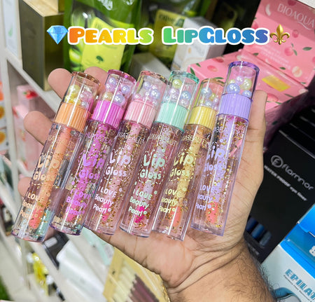 Set Of 6 Pearl Pink Magic Lip Gloss - image 1