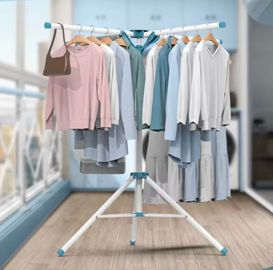 Standing Rack Indoor Garment Clothes - image 1