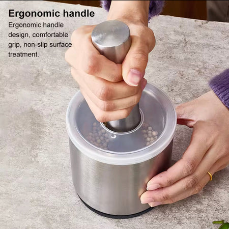 stainless steel manual spices pounder image 2