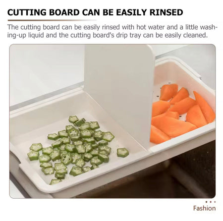 foldable cutting board with strainer image 4