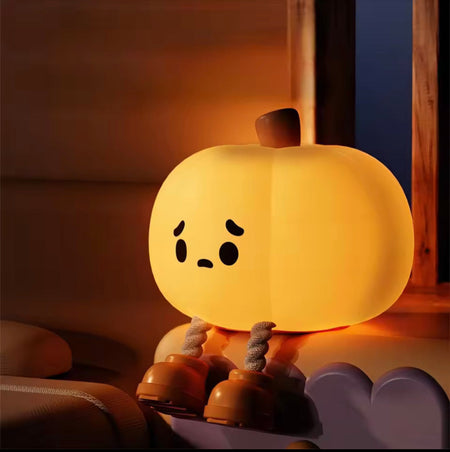 halloween pumpkin night light lamp image 2