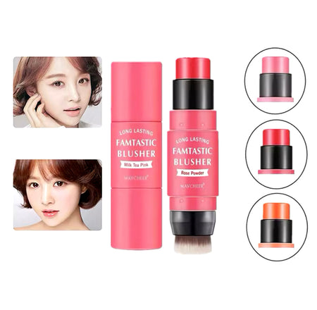 Double Ended Blush Stick With Brush - image 1