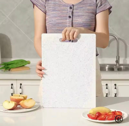 marble texture vegetable cutting board image 3