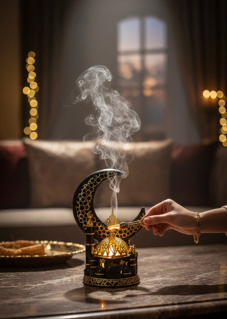 royal crescent ramadan incense lamp image 2