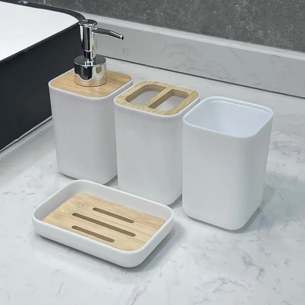4pcs bathroom soap dispenser set main image