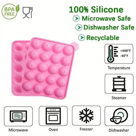 Silicone Lollipop Ice Tray - image 1