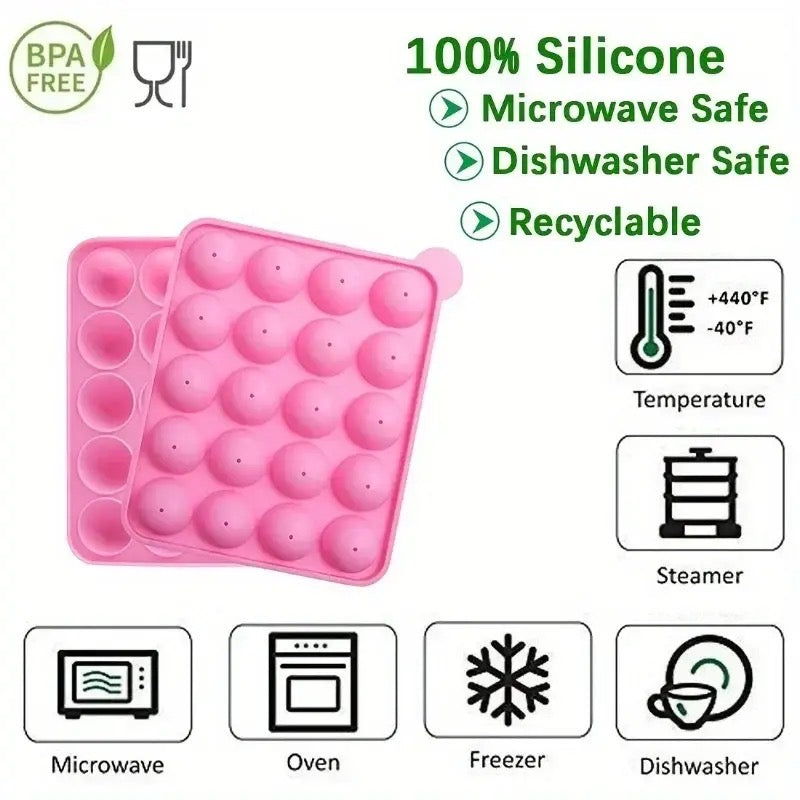 Silicone Lollipop Ice Tray - image 1
