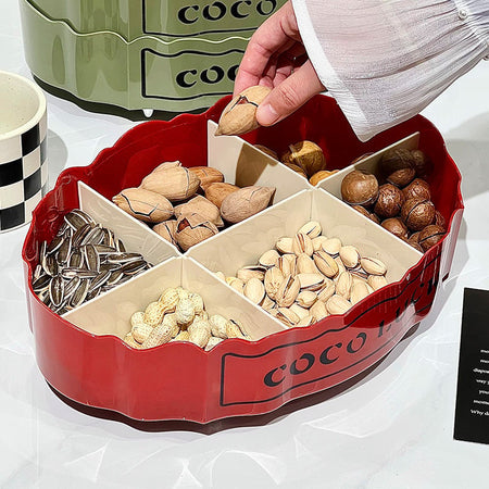 6 grids snacks serving tray image 4
