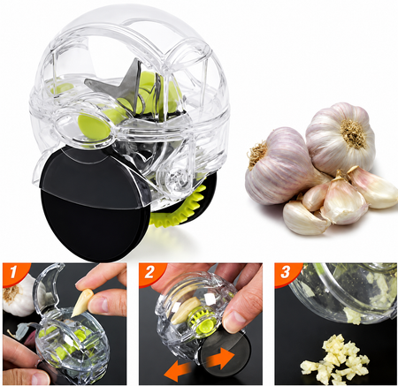 mini wheel garlic chopper image 3