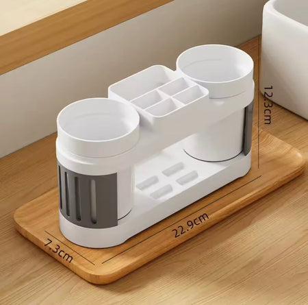 toothbrush holder with mouthwash cap image 5