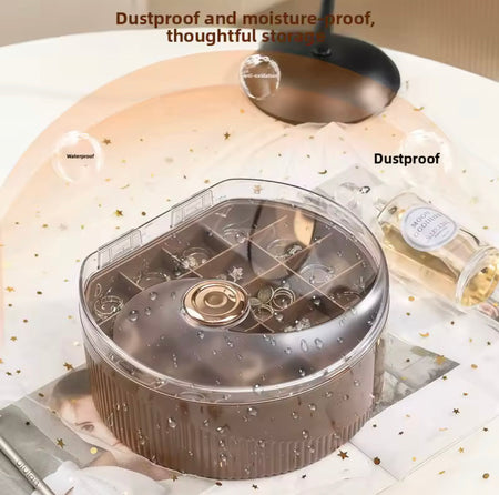 elegant multilayer earrings storage box image 4