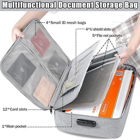 Multilayer Portable File Storage Bag - image 2
