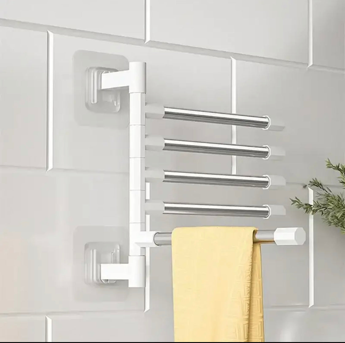Multi Layer Hanging Folding Towel Rack - image 2