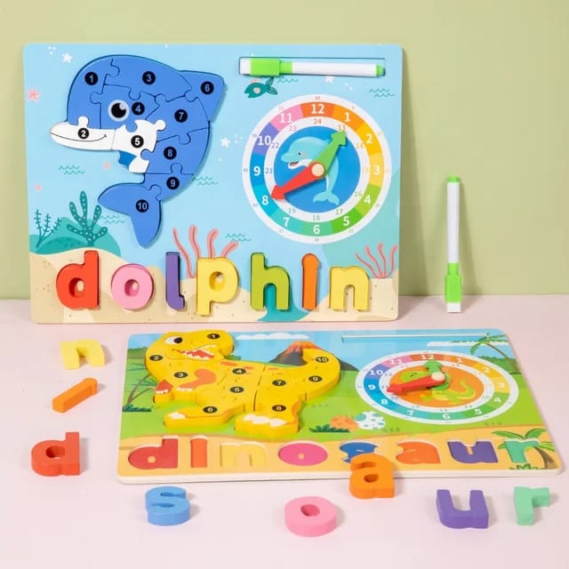 Wooden Toddler Animal Puzzles - image 1