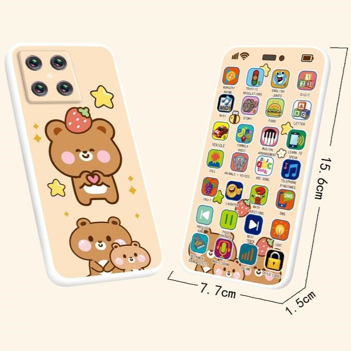 Educational Smartphone Toy Cell Phone with Light and Sound