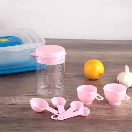 mini measuring cup set with spoons image 2
