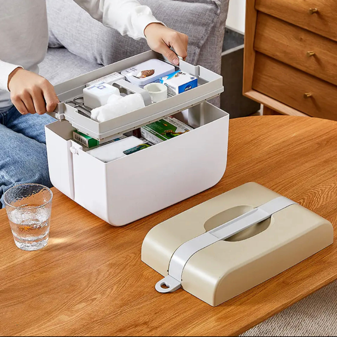 Double Layer Large Medicine Box - image 4