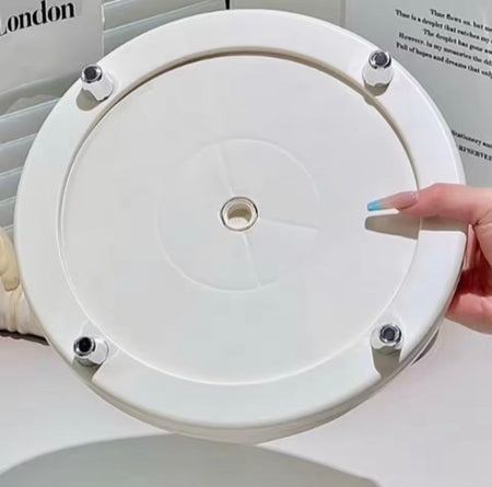 plastic rotating cosmetic storage box image 3