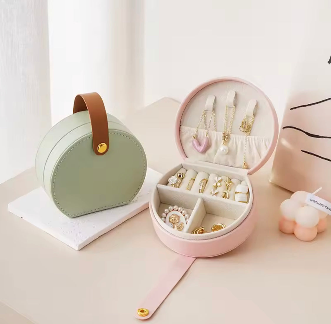 mini travel jewelry organizer box main image