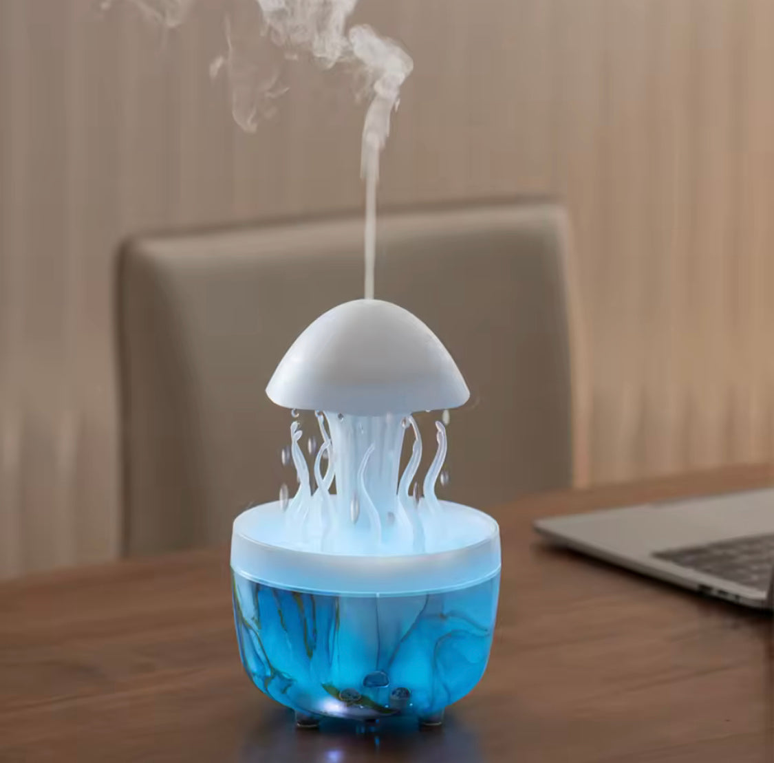 rotating raindrop jellyfish humidifier main image