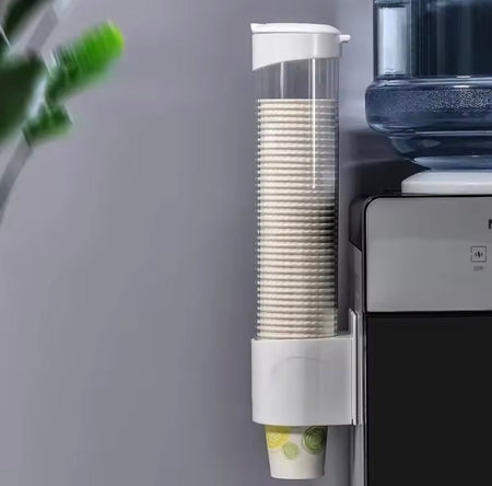 wall mounted automatic cup storage container image 7