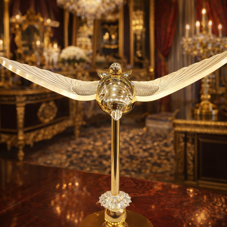 Luxury Gold Bird Night Lamp - Image 3