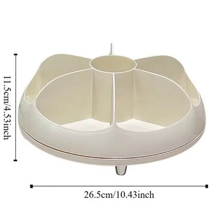 plastic rotating cosmetic storage box image 4