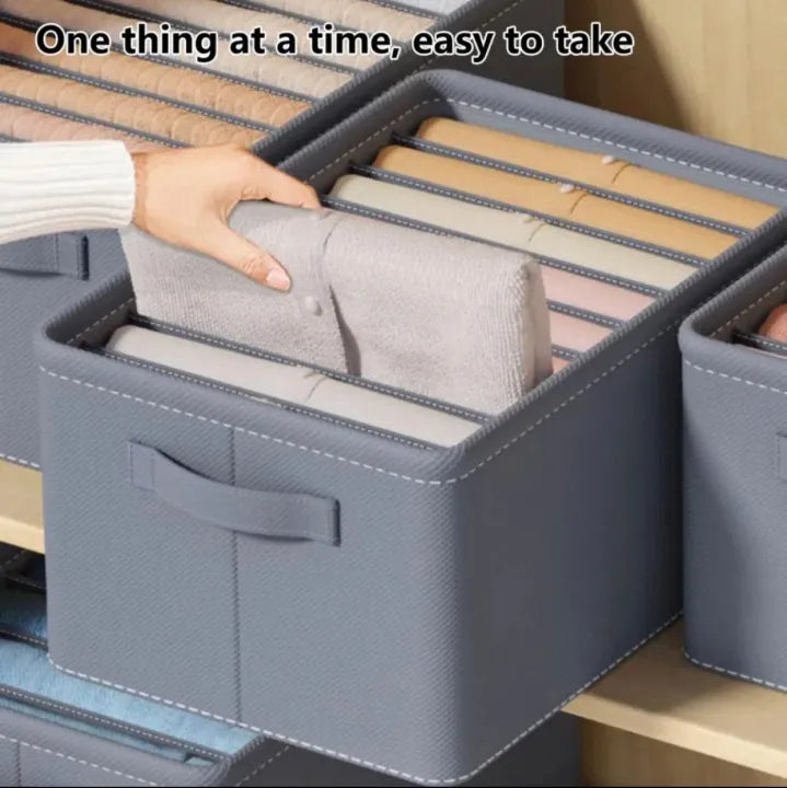 6 compartment clothes & jeans organizer image 3