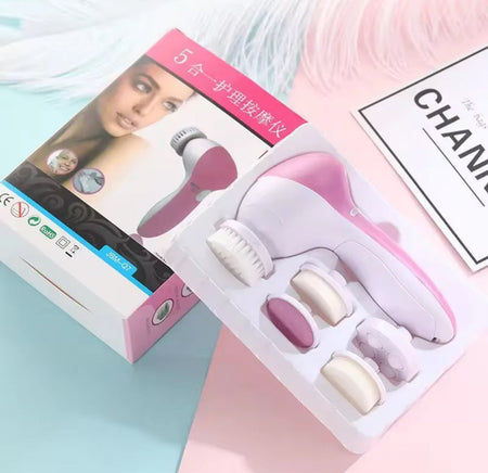 5 in 1 multifunctional face cleansing brush main image
