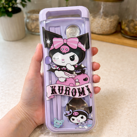 Kuromi Portable Cutlery Set - Image 2