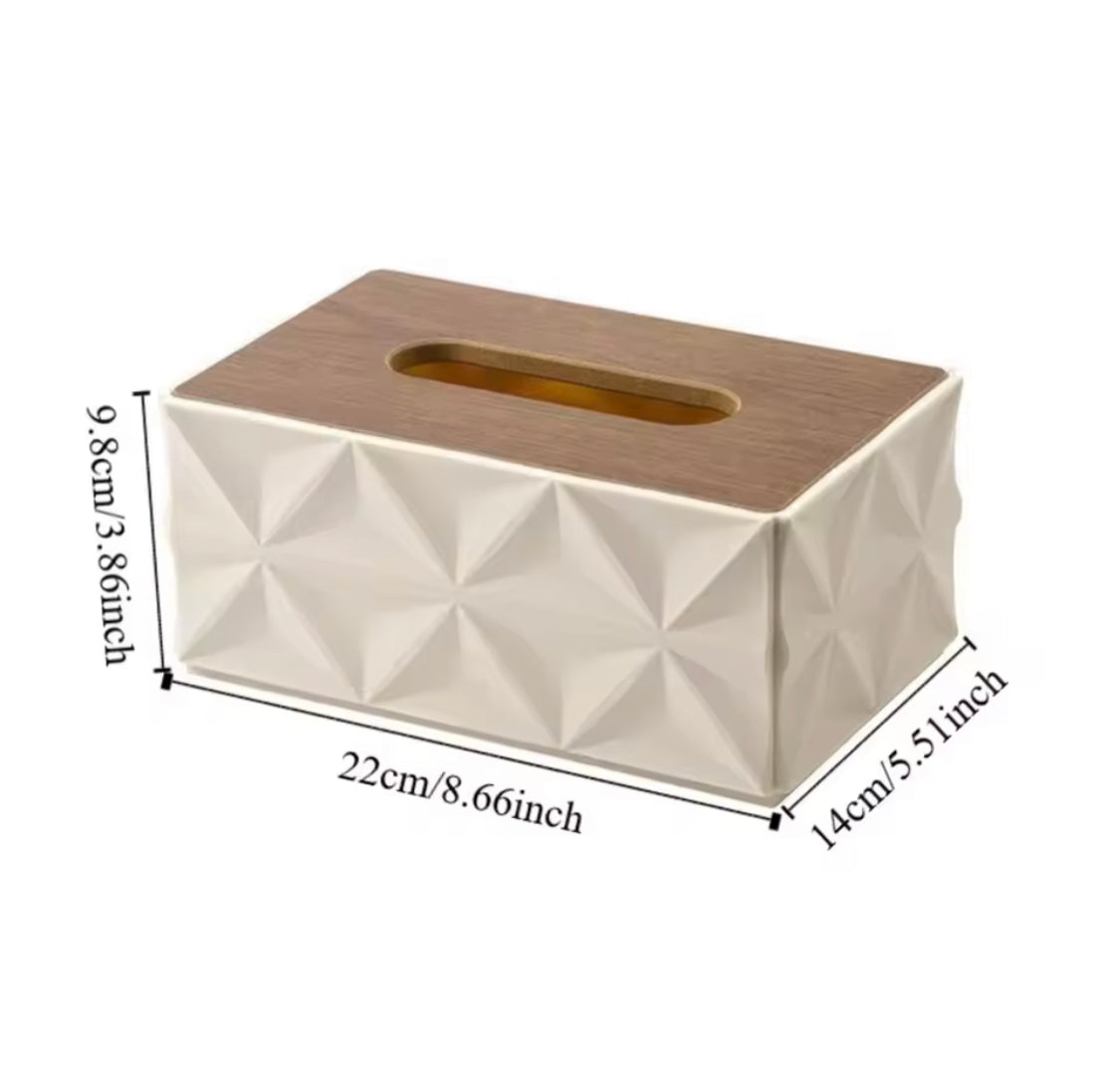 luxury geometric tissue box holder image 6