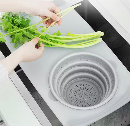 MultiFunctional Cutting Board With Sink Drain Basket - image 3