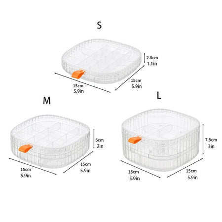 Elegant Transparent Crystal Portable Jewellery Box - image 12