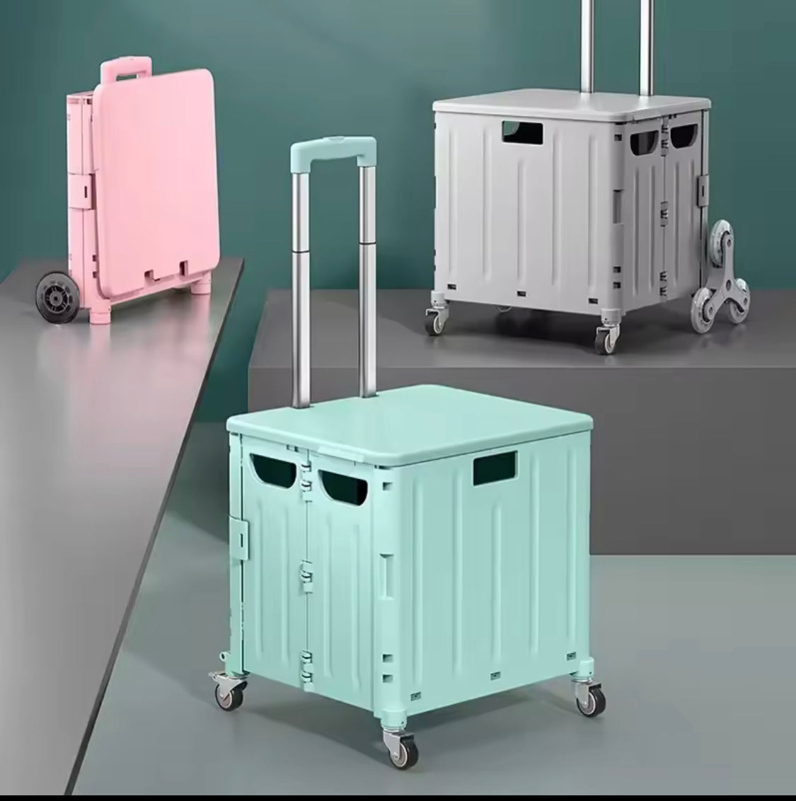 shopping cart folding trolley main image