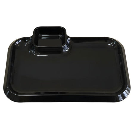 rectangular serving tray 
with dip section image 2