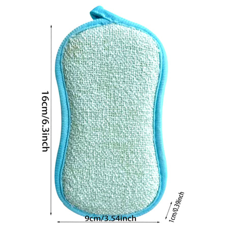 2pcs Microfiber Double Sided Sponge - image 4