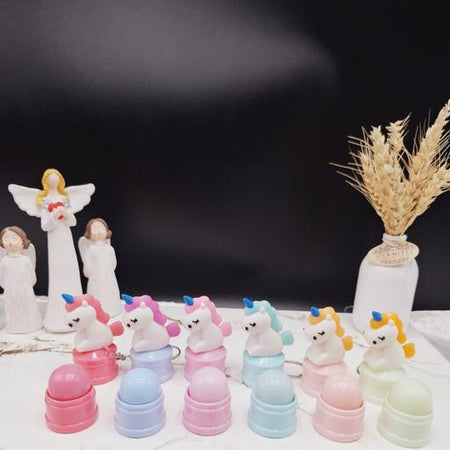 Unicorn Lip Balm Keychain - image 3