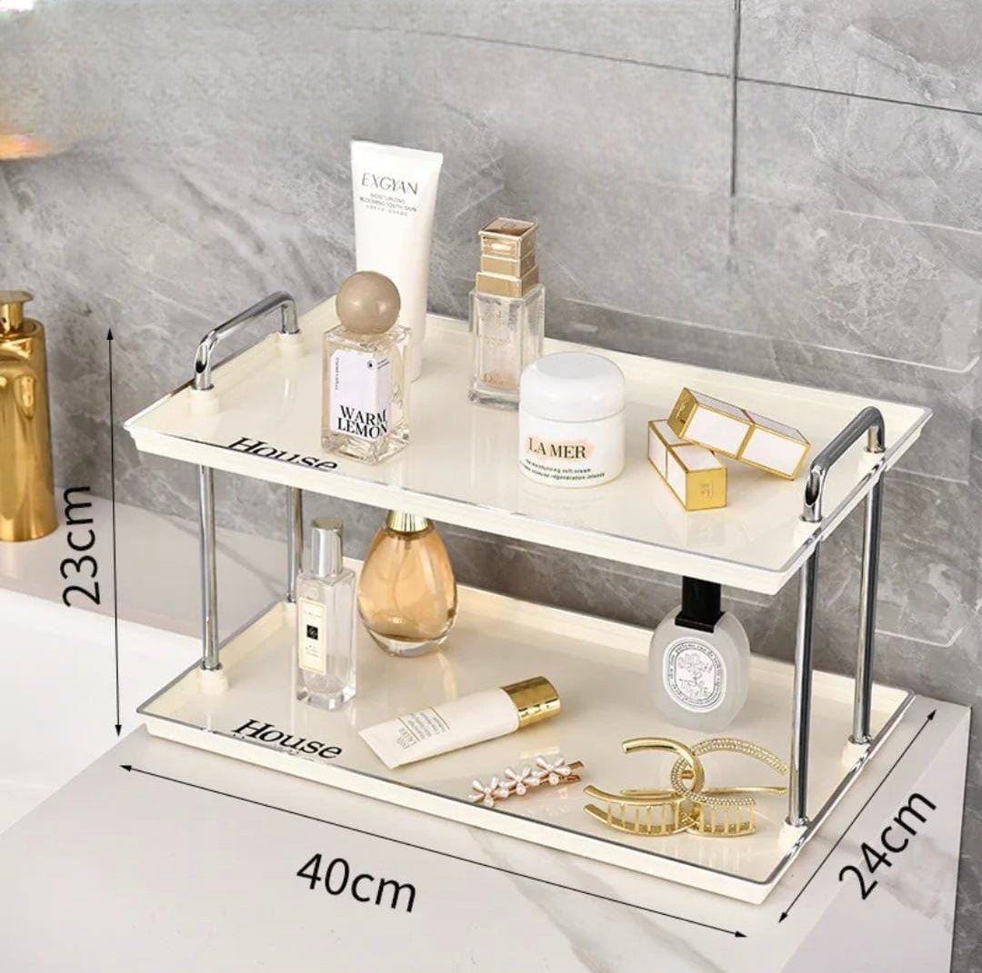 Double Layer Luxury Acrylic Storage Rack - image 7