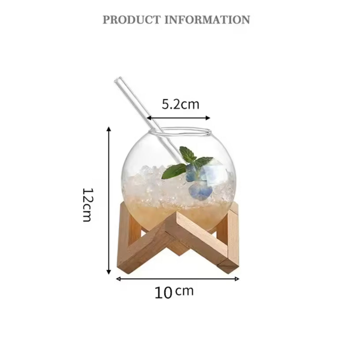 round unique design ball shape glass cup image 10