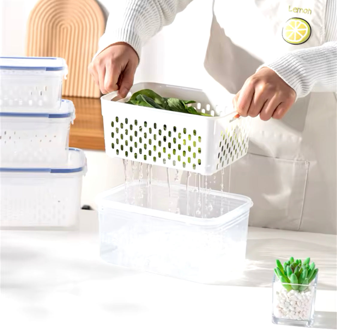 3Pcs Food Storage Containers with Lids - image 5