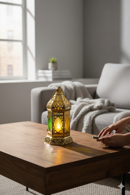 led ramadan lantern main image
