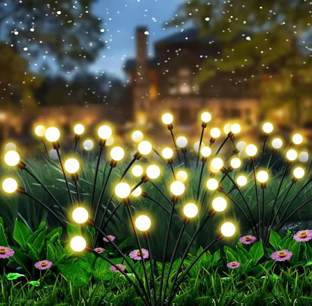 led solar firefly outdoor garden lawn lights image 7